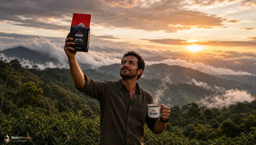 Volcanica Coffee Grown in Volcanic Soil