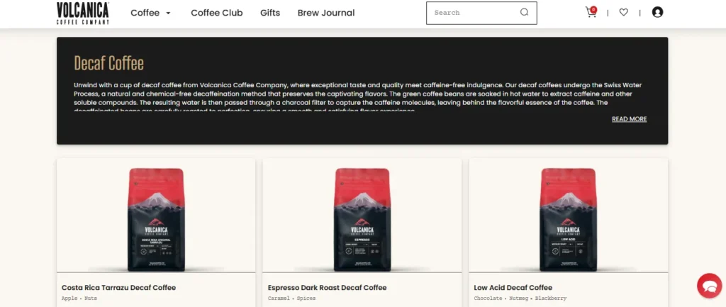 Volcanica Decaf
