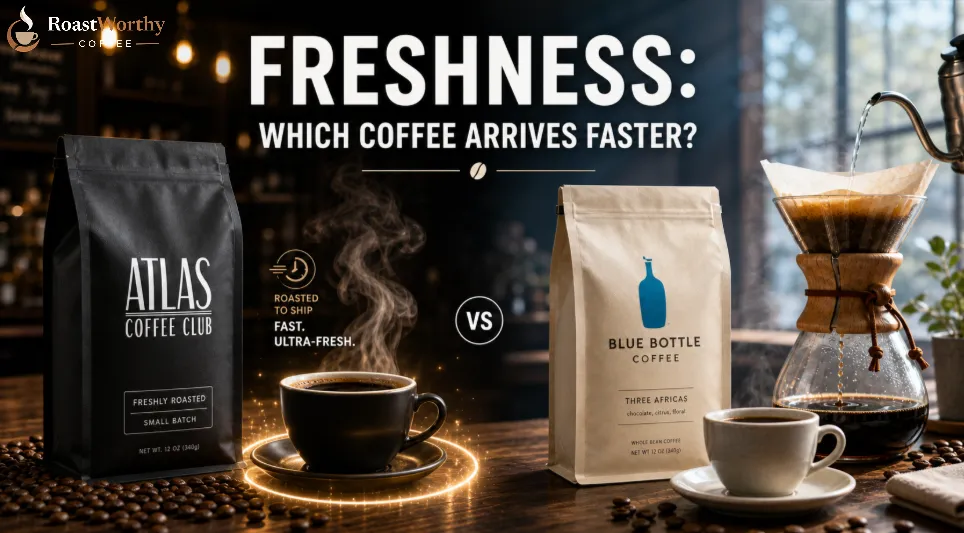 Atlas vs Blue Bottle Coffee Freshness