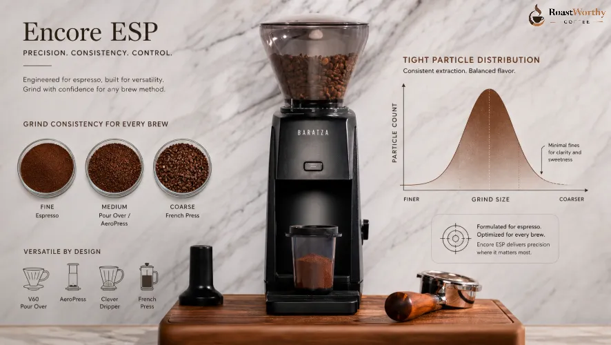 Baratza Encore ESP Grind Consistency