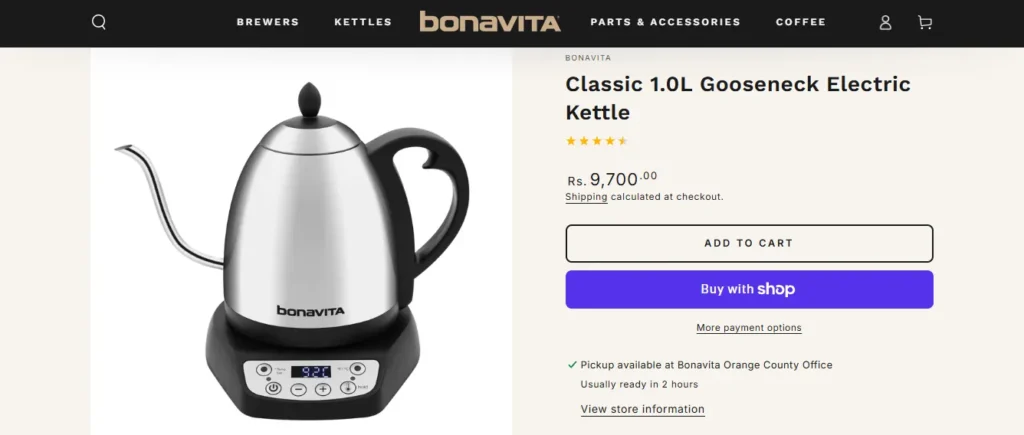 Bonavita Classic 1.0L