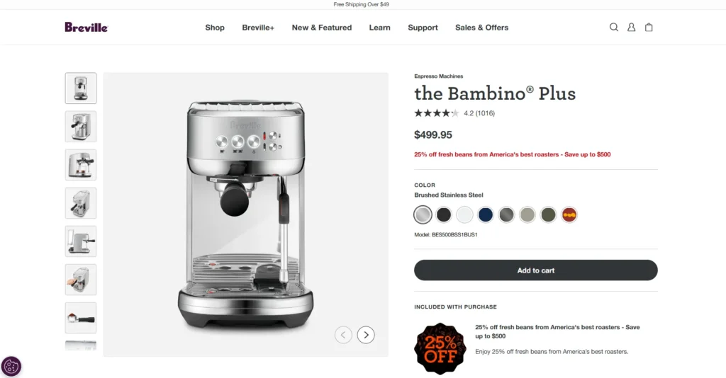 Breville - Bambino Plus