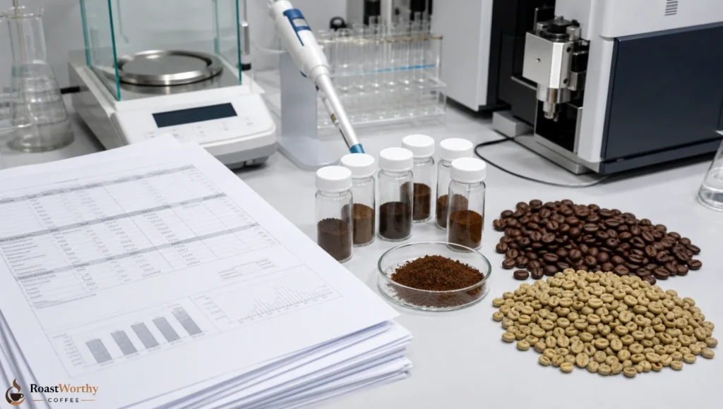 Coffee Testing Laboratory with Reports