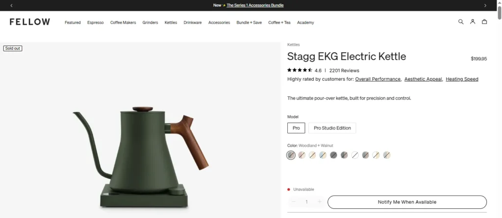Fellow Stagg EKG Pro