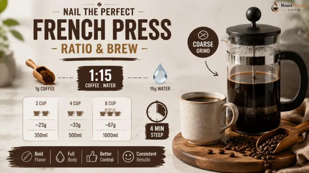 French Press Brew Ratio Guide