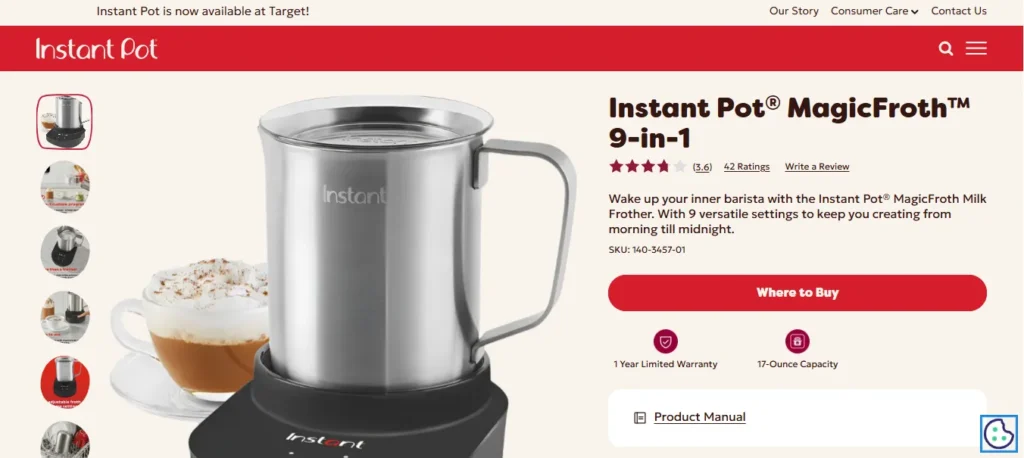 Instant Pot MagicFroth 9-in-1
