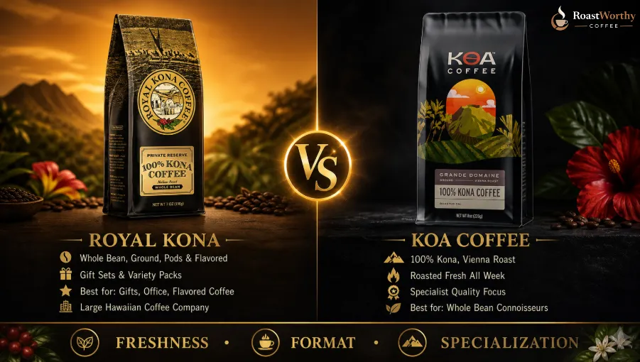 Koa & Royal Kona Fresh. Easy. Delicious.