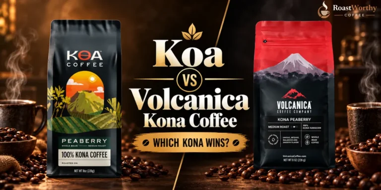 Koa vs Volcanica Kona Coffee