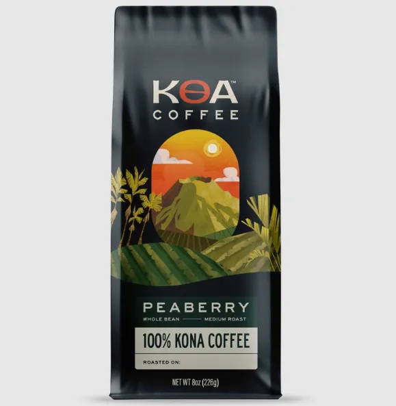 Koa’s Peaberry Medium Roast