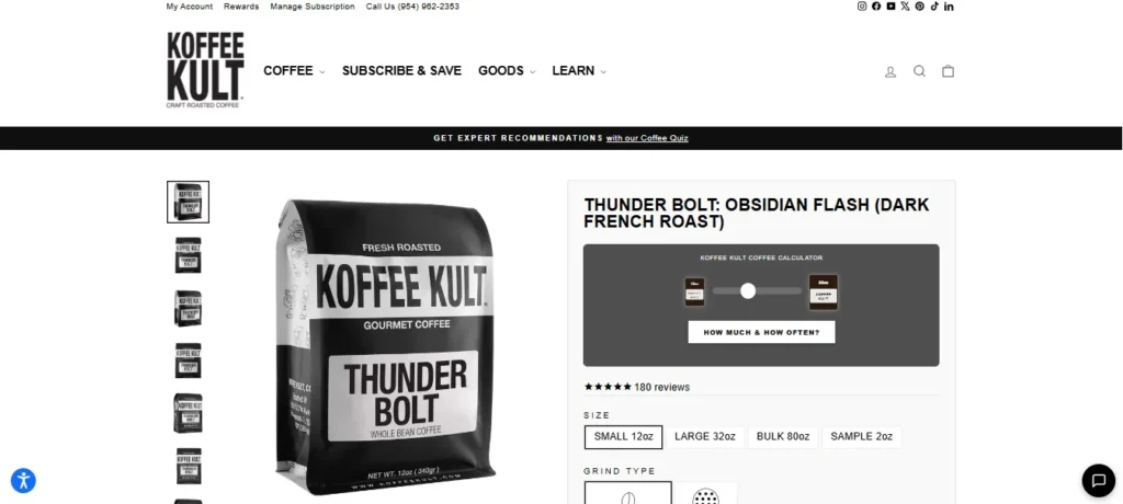 Koffee Kult Thunder Bolt