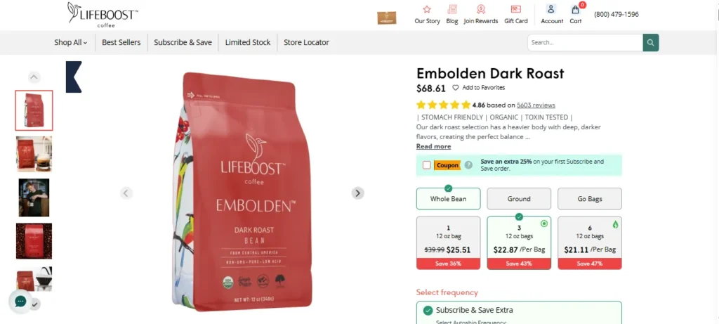 Lifeboost Embolden