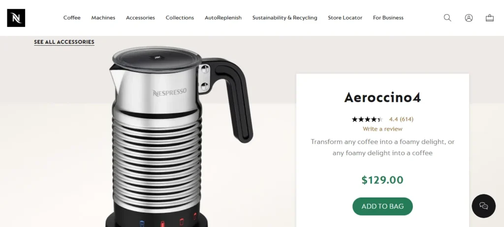 Nespresso Aeroccino4
