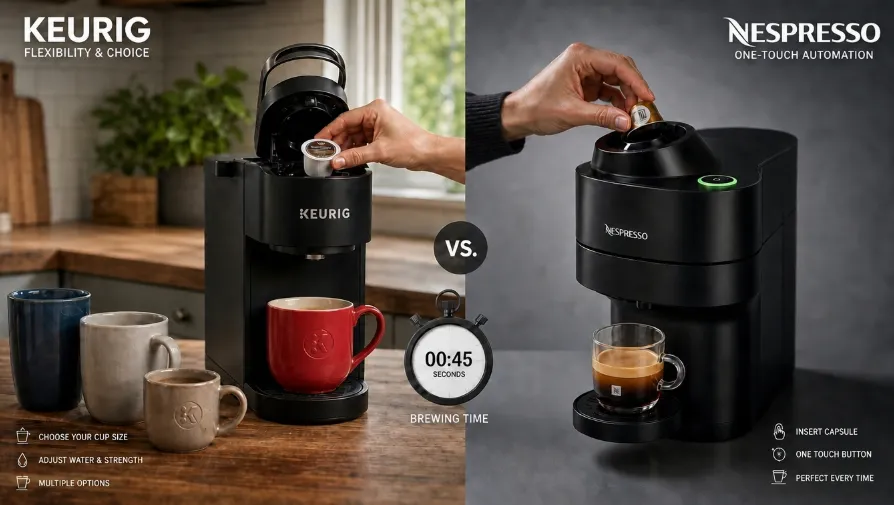 Nespresso and Keurig Brewing Convenience