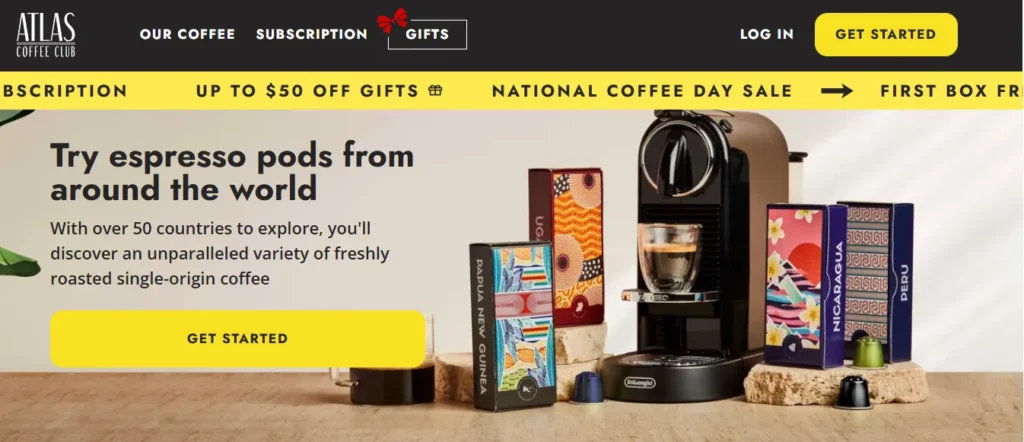 Atlas Coffee Club Pods
