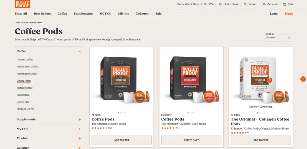 Bulletproof Coffee Pods
