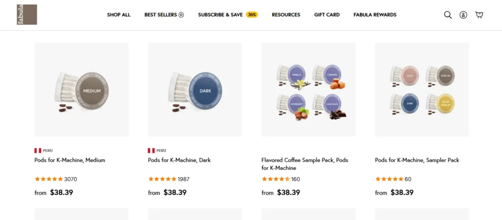 Fabula Coffee Pods