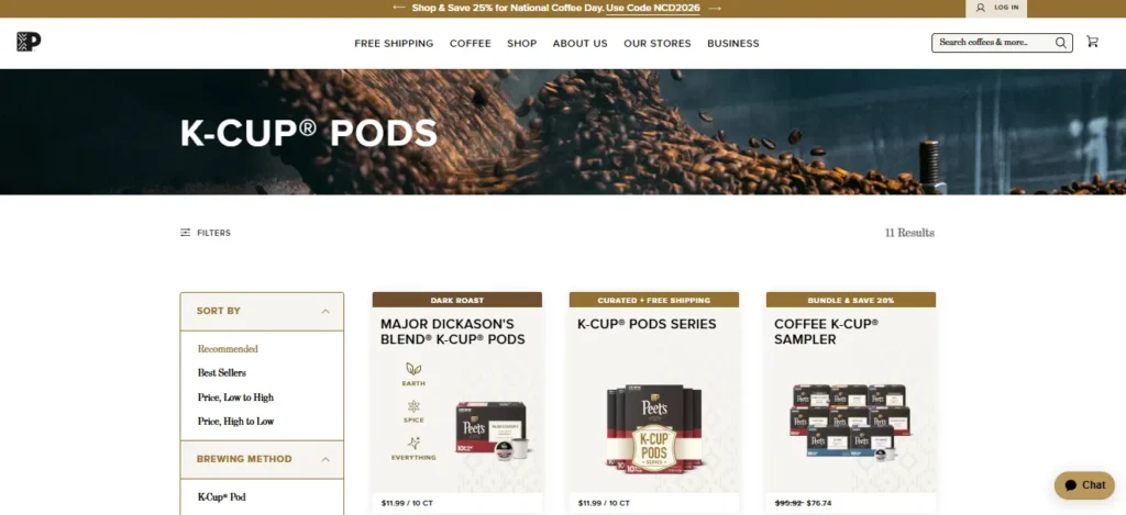 Peet’s K-Cup Pods